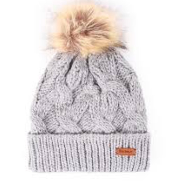 barbour cable knit beanie